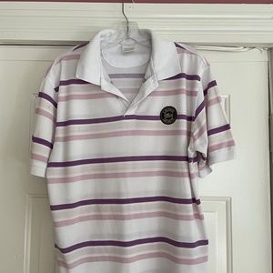 Vintage Mens Lacoste Polo - rare round logo Large